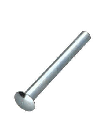 Rivet FORES Acier nickelé Tête goutte de suif 6X20