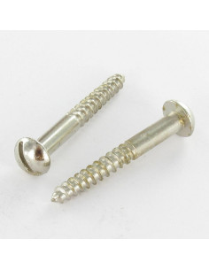 Vis bois Tête ronde TR Fendue 3.5X16 Acier chrome