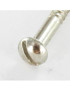 Vis bois Tête ronde TR Fendue 3.5X16 Acier chrome 2