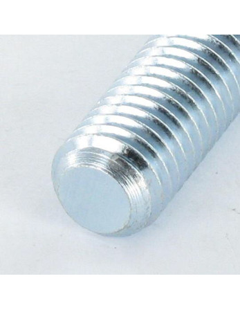 Vis métaux Sans tête Fendue M6X10 Bout plat Acier zingué