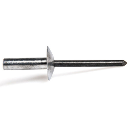 1 x Rivet Etanche GOSTOP Aluminium Tige acier Tête large 4.8X13