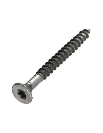 VBA3 Tête fraisée Cranté 8X80 Filetée sur 64 TORX T40 Acier zingué