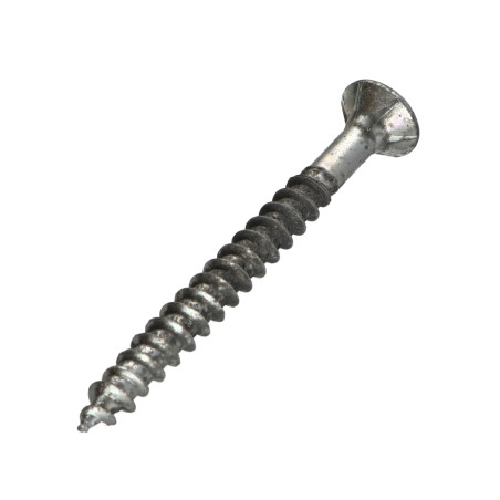 1 x VBA3 Tête fraisée Cranté 8X80 Filetée sur 64 TORX T40 Acier zingué