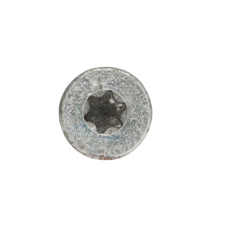 1 x VBA3 Tête fraisée Cranté 8X80 Filetée sur 64 TORX T40 Acier zingué