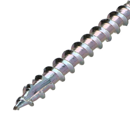 1 x Vis charpente TEKOR Tête hexagonale TH Pointe antifendage type 17 10X300 Filetée sur 80 TORX T40 zingué cr3 96 hbs