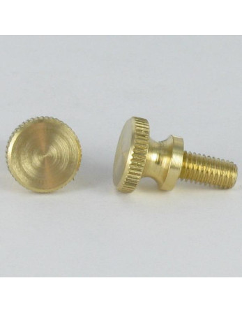 Vis métaux Laiton Tête cylindrique TC Moletée M6X40