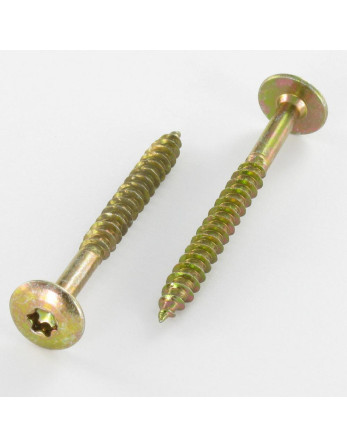 Vis Penture 6X60 Filetée sur 43 TORX T30 Diamètre de tête: 14 Bichromaté