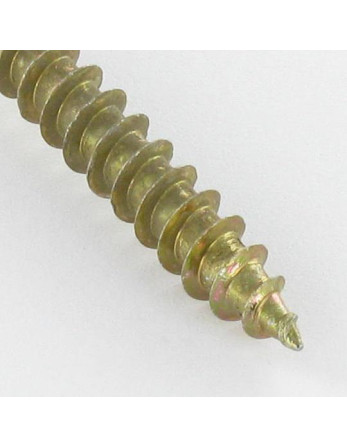 Vis Penture 6X60 Filetée sur 43 TORX T30 Diamètre de tête: 14 Bichromaté