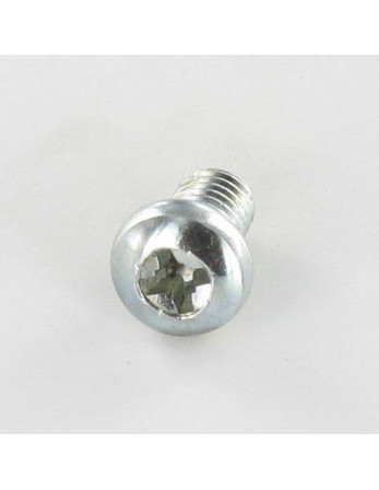 Vis métaux Tête cylindrique bombée TCB Pozi N°1 M3X4 Acier zingué microvis