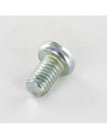Vis métaux Tête cylindrique bombée TCB Pozi N°1 M3X4 Acier zingué microvis
