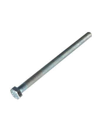 Vis métaux Tête hexagonale TH M10X160 Classe 8.8 Acier zingué