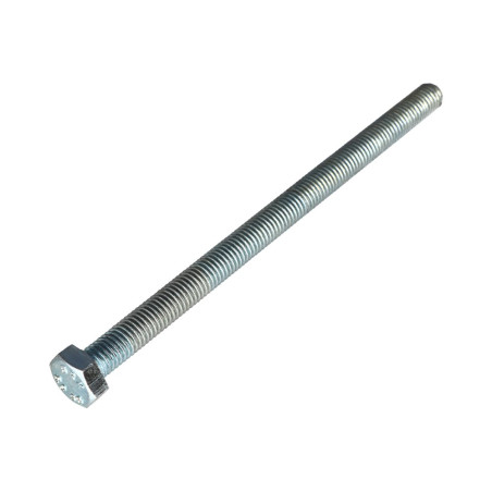1 x Vis métaux Tête hexagonale TH M10X160 Classe 8.8 Acier zingué