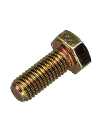 Vis métaux Tête hexagonale TH M10X25 Classe 8.8 Bichromaté