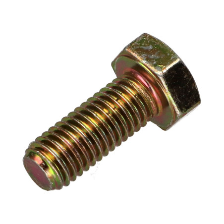 1 x Vis métaux Tête hexagonale TH M10X25 Classe 8.8 Bichromaté