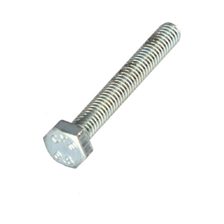 1 x Vis métaux Tête hexagonale TH M6X30 Classe 8.8 Acier zingué