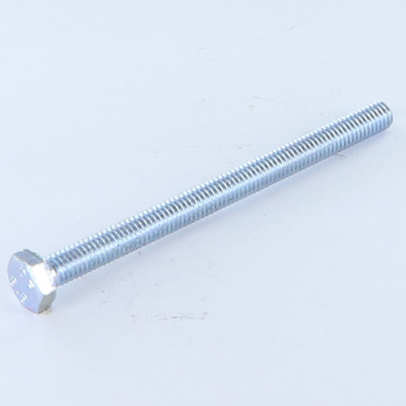 1 x Vis métaux Tête hexagonale TH M8X55 Classe 8.8 Acier zingué