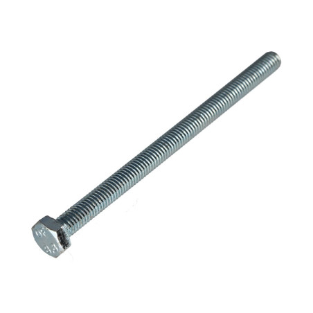 1 x Vis métaux Tête hexagonale TH M6X90 Classe 8.8 Acier zingué
