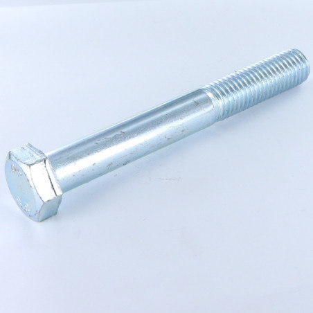 1 x Corps de boulon filetage partiel Tête hexagonale TH M16X130 Classe 8.8 Acier zingué