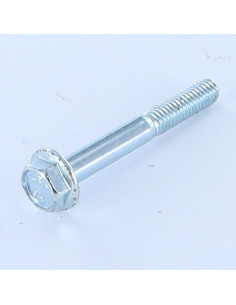Vis métaux Tête hexagonale TH M6X45 Embase lisse Acier...