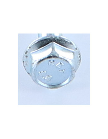 Vis métaux Tête hexagonale TH M6X45 Embase lisse Acier zingué