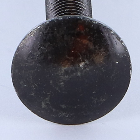 1 x TRCC JAPY tête ronde collet carré M7X90 Filetée sur 65 Pas de 100 Acier zingué noir