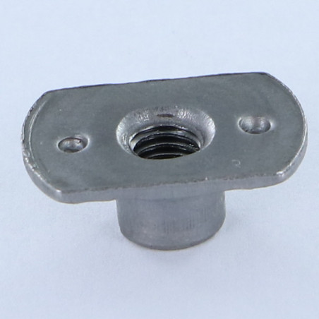 1 x Ecrou cylindrique à souder Bossage extérieur M5 19X11 hauteur 7.8 Acier brut