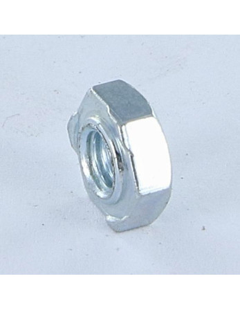 Écrou hexagonale à souder M6 Acier zingué