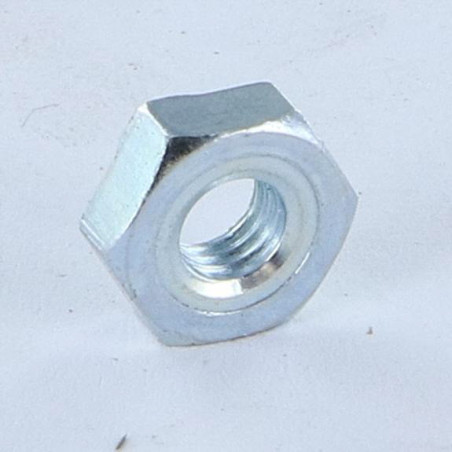 1 x Écrou hexagonale à souder M6 Acier zingué