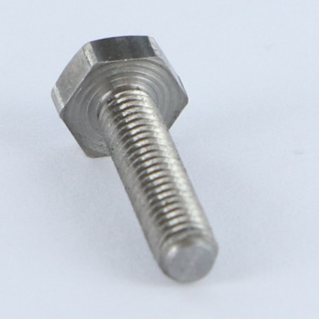 1 x Vis métaux Tête hexagonale TH M3X6 Acier brut microvis