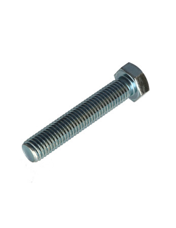 Vis métaux Tête hexagonale TH M12X80 Classe 8.8 Acier zingué