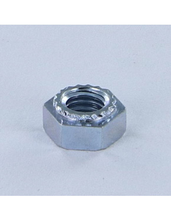Ecrou à tole Hexagonal Acier zingué M6 Epaisseur tole 1.5