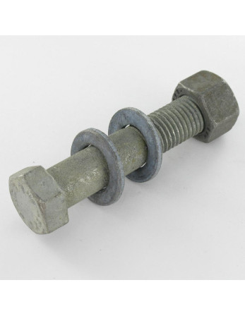 Boulon (vendu avec Ecrou) HR haute résistance M12X60 2 Rondelle Classe 8.8 Forte tenue à la corrosion Acier