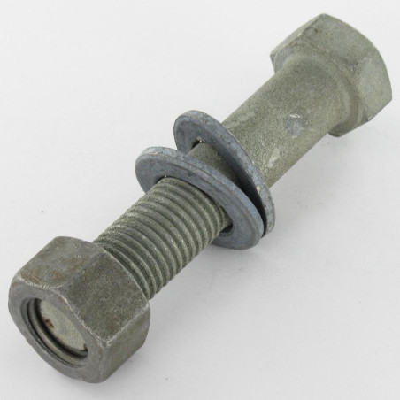 50 x Boulon (vendu avec Ecrou) HR haute résistance M12X60 2 Rondelle Classe 8.8 Forte tenue à la corrosion Acier