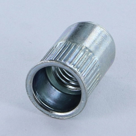 1 x Ecrou à sertir ACRC M5X12 Diamètre FUT 7.1 Acier zingué