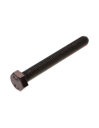 Vis métaux Tête hexagonale TH M8X80 Classe 6.8 Acier zingué noir