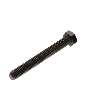 Vis métaux Tête hexagonale TH M8X80 Classe 6.8 Acier zingué noir