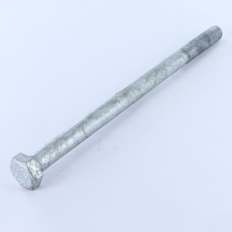 1 x Corps de boulon filetage partiel Tête hexagonale TH M8X130 Classe 8.8 Forte tenue à la corrosion Acier galvanisé à