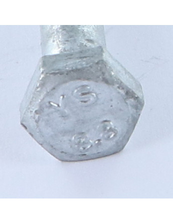 Corps de boulon filetage partiel Tête hexagonale TH M8X130 Classe 8.8 Forte tenue à la corrosion Acier galvanisé à