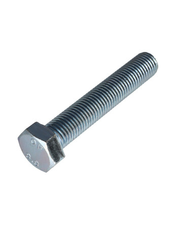 Vis métaux Tête hexagonale TH M20X90 Classe 8.8 Acier zingué
