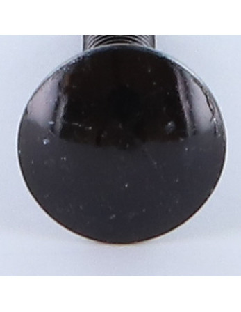 TRCC JAPY tête ronde collet carré M5X30 Filetage total Acier zingué noir