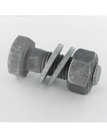 Boulon (vendu avec Ecrou) HR haute résistance M16X70 2 Rondelle Classe 10.9 Forte tenue à la corrosion Acier