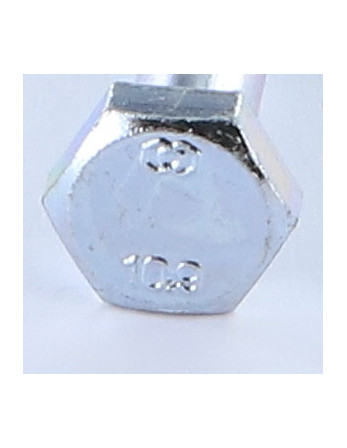 Corps de boulon filetage partiel Tête hexagonale TH M12X100 Classe 10.9 Acier zingué