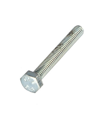 Vis métaux Tête hexagonale TH M4X40 Classe 8.8 Acier zingué