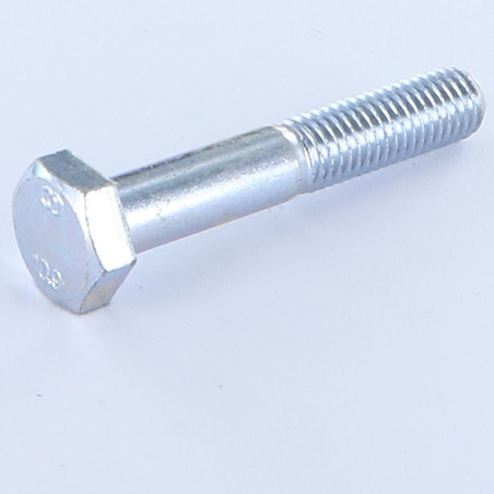1 x Corps de boulon filetage partiel Tête hexagonale TH M10X70 Classe 10.9 Acier zingué