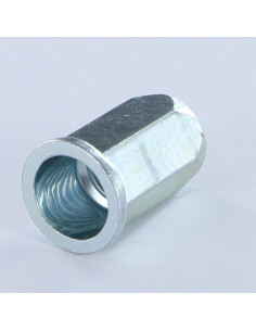 ECR à sertir HEX Tête plate TP M4X9.2 ACPTH 20 Acier zingué