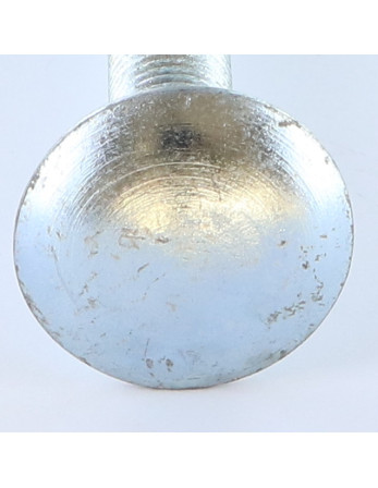 TRCC JAPY tête ronde collet carré M10X130 Filetage total Acier zingué