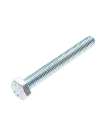 Vis métaux Tête hexagonale TH M6X75 Classe 6.8 Acier zingué