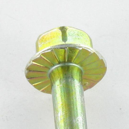 1 x Corps de boulon filetage partiel Charpente Tête hexagonale TH Embase collerette M16X225 Bichromaté