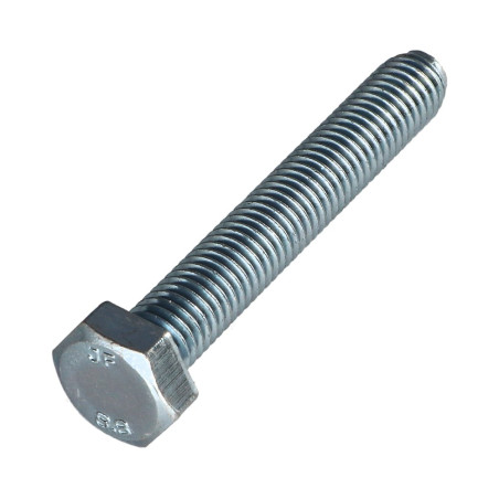1 x Vis métaux Tête hexagonale TH M8X75 Classe 8.8 Acier zingué
