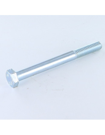 Corps de boulon filetage partiel Tête hexagonale TH M5X80 Classe 8.8 Acier zingué